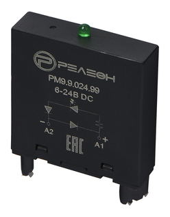 PM9.9.024.99 - Модуль индикации и защиты; LED + Диод (+ A1) ( 6-24ВDC)